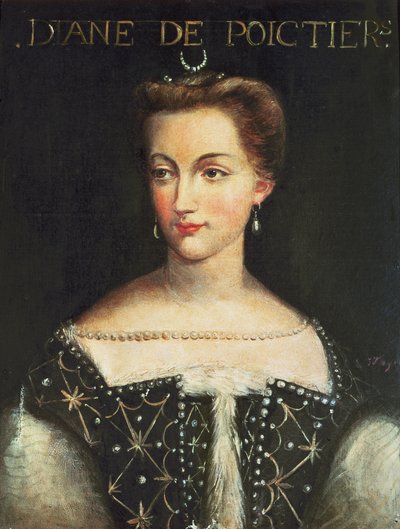 Diane de Poitiers by French School